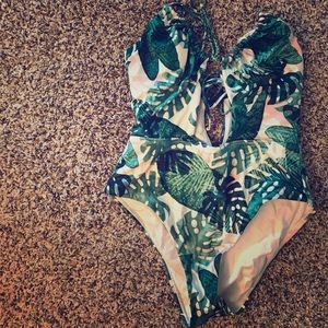 Tropical bathing suit